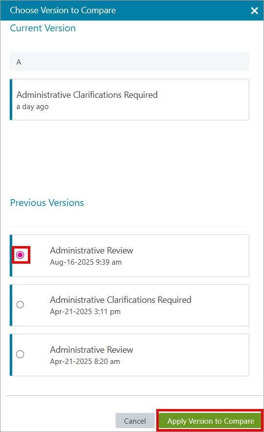 CIRBI - Show Form Changes - Choose Version to Compare.png