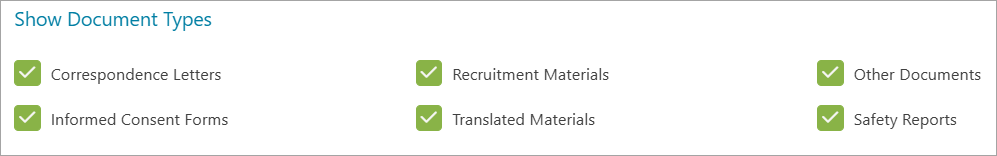 CIRBI - IRB Issued Documents - Download Documents - Show Types.png